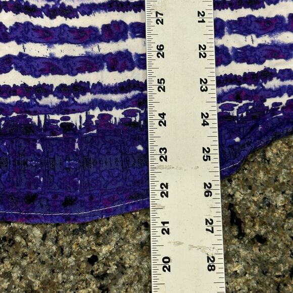 Faded Glory Womens Top XXL Short Sleeve Bohemian Artsy Hippie Prairie Boho - Picture 7 of 8